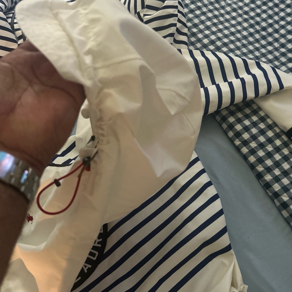 Polo by Ralph Lauren White and Blue Windbreaker
